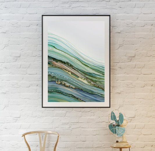 Tides number 3 coastal art ocean vibes